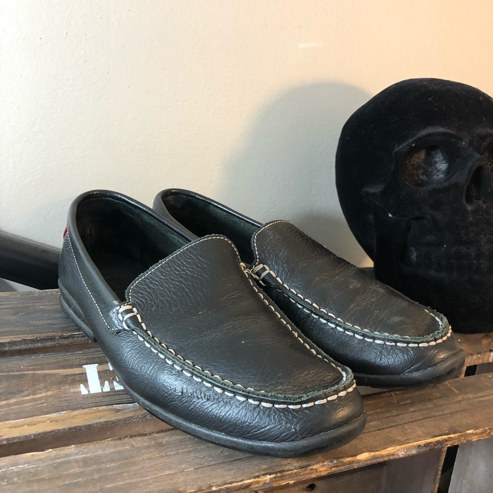 Foot joy black leather loafer 7.5